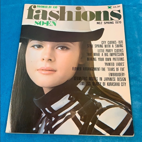 1970 World of FASHION SO-EN Japanese Magazine